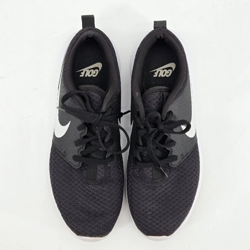 Nike Roshe G Spikeless Golf Shoes Black Metallic White Women's Size 8 CD6066-001